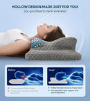 COZYPLAYER NECK PILLOW CERVICAL PILLOW WITH ARMREST, NO MORE ACHES - LIGHT GRAY - Like New