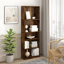 FURINNO JAYA BOOK SHELF, 5-TIER, BOOKCASE, 9.5" X 24.5" X 71.2", AMBER PINE - Like New