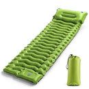 JNCONSER CAMPING SLEEPING PAD ULTRALIGHT INFLATABLE MATTRESS CQC04 - GREEN - Like New