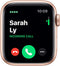 For Parts: Apple Watch 5 GPS Cellular 40MM Gold Aluminum Case Pink Band -CANNOT BE REPAIRED