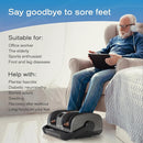 TISSCARE Shiatsu Foot Massager With Heat Pain Relief- Gray - Scratch & Dent