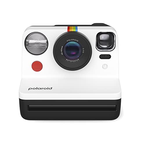 POLAROID NOW 2ND GENERATION I-TYPE INSTANT FILM CAMERA 9072 - BLACK/WHITE - Like New