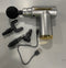 GENERIC MASSAGE GUN 6 SPEED - SILVER GRAY/GOLD - Like New