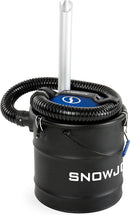 Snow Joe ASHJ201 4.8-Gallon 4-Amp Ash Vacuum Metal Storage Tank - Black/Blue - Like New