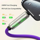 Pursuit 4-in-1 240W Superfast 4ft Charging Cables Dodorado/Glowflip 4-in-1 - Brand New