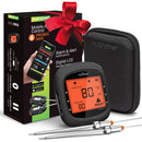NUTRICHEF SMART BBQ THERMOMETER TRAVEL ZIP CASE UPGRADED - BLACK - Like New