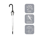 SMARTBULLE Long Transparent Umbrella - Birdcage shape B018IUSH5I - CAT Pattern - Brand New