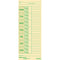 OFFICE DEPOT TIME CARDS DEDUCTIONS 2-SIDED, 3 3/8" X 8 7/8", MANILA PACK OF 100 - Brand New