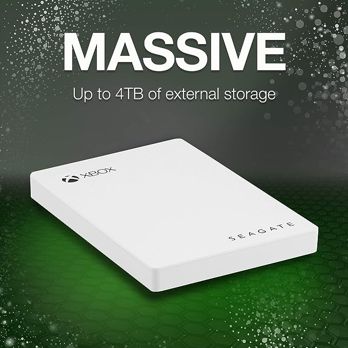 Seagate Game Drive for Xbox Game Pass Special Edition 2TB STEA2000417 - White - Brand New