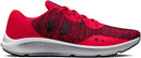 3025945 Under Armour Men's Charged Pursuit 3 Twist Running Shoe Red/Black 12 Like New