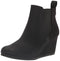 10018700 TOMS WOMEN'S BAILEY ANKLE BOOT - SIZE: WOMEN 7 BLACK - Brand New