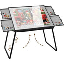 Doerpuz Jigsaw Puzzle Table Adjustable Height with Legs Aluminium B0DB895SCR - Brand New
