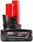 Milwaukee 48-11-2412 Twin Pack of 3.0 Amp Hour Extended Capacity 12V Lithium - Like New