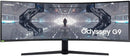 SAMSUNG 49” Odyssey G9 Curved Gaming Monitor QLED Dual QHD - Black/White Like New