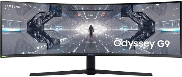 SAMSUNG 49” Odyssey G9 Curved Gaming Monitor QLED Dual QHD - - Scratch & Dent