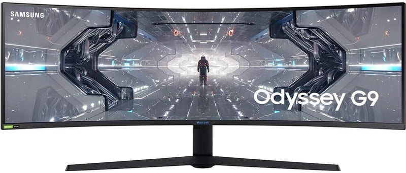 SAMSUNG 49” Odyssey G9 Curved Gaming Monitor QLED Dual QHD - - Scratch & Dent