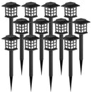 GIGALUMI 12 PACK, WATERPROOF OUTDOOR LIGHTS FXD-12-BLACK - Like New