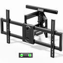 MONTEK PRE-ASSEMBLED FULL MOTION TV WALL MOUNT FOR 43–100 INCH TVS - BLACK - Like New