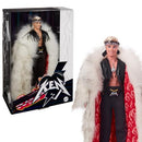 BARBIE THE MOVIE COLLECTIBLE KEN DOLL WEARING BIG FAUX FUR COAT HRF31 - MULTI - Like New