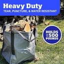 DURASACK HEAVY DUTY STORAGE TOTE BAG 22-GALLON CAPACITY BB-1619 - GRAY - Like New