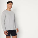 AMAZON ESSENTIALS MEN'S SLIM FIT COTTON CREW NECK UNDERSHIRT - SIZE MEN LG- GRAY - Like New