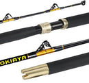 OKIAYA COMPOSIT 160-200LB Big Nasty Saltwater Big Game Roller Rod - Black - Brand New