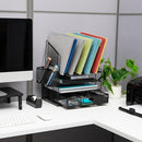 Office Depot Mesh Desk Organizer Vertical Storage Pen Holders 7700865 - Black - Like New