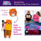 HAPPY NAPPERS PILLOW & SLEEPY SACK- TIGER (MEDIUM) - ORANGE - Like New