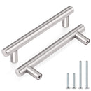Probrico 10 Pack Euro Style T Bar Cabinet Pulls Stainless Steel Kitchen Handles - Brand New