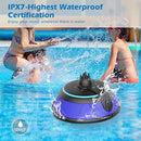 Foifope Pool Speaker Floating Waterproof Bluetooth Portable WHALE-001 - Blue Like New