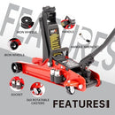 2-Ton (4400 lbs) Hydraulic Low Profile Trolley Garage Service/Floor Jack - Brand New