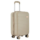 KENSIE GRACEFUL HARDSIDE CARRY-ON LUGGAGE 22-INCH LIGHT TAUPE KN-91220-X2-900 - Brand New