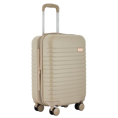 KENSIE GRACEFUL HARDSIDE CARRY-ON LUGGAGE, 22" - LIGHT TAUPE - KN-91220-X2-900 - Like New