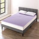 Best Price Mattress 2 inch Egg Crate Memory Foam Mattress Topper, Lavender - Brand New