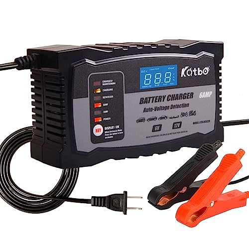 KATBO Automated Battery Charger KTB-BC612A - Black - Like New