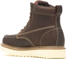 WOLVERINE MEN'S LOADER 6" WEDGE BOOT - SIZE: MEN 10.5 - BROWN - Like New