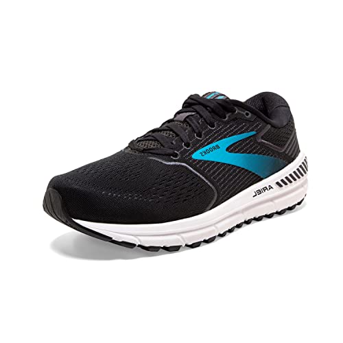 Brooks Women's Ariel '20 Running Shoe - Black/Ebony/Blue - Size 6 Wide - Like New