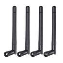Bingfu Dual Band WiFi 2.4GHz 5GHz 5.8GHz 3dBi MIMO RP-SMA Male Antenna 4-Pack - Like New