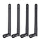 Bingfu Dual Band WiFi 2.4GHz 5GHz 5.8GHz 3dBi MIMO RP-SMA Male Antenna 4-Pack - Like New