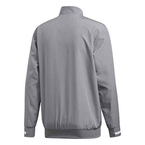 ADIDAS TEAM 19 WOVEN JACKET MEN'S MULTI-SPORT Grey White Size XL - Like New