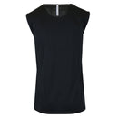 GALAXY BY HARVIC MEN'S MOISTURE WICKING SHORT SLEEVE MUSCLE TEE BLACK XL - BLACK - Brand New