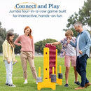 ECR4KIDS JUMBO 4-TO-SCORE GIANT GAME CARDINAL GOLD U-S16303 - Brand New