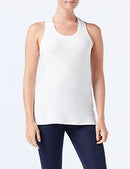 AMAZON ESSENTIALS WOMEN'S ACTIVE RACERBACK TANK TOP, 2 PACK, XS,  BLACK/WHITE - Brand New