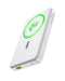 BASEUS MAGSAFE PORTABLE CHARGER FOR IPHONE, 10,000MAH 15W MAGPOWER BANK WHITE - Like New