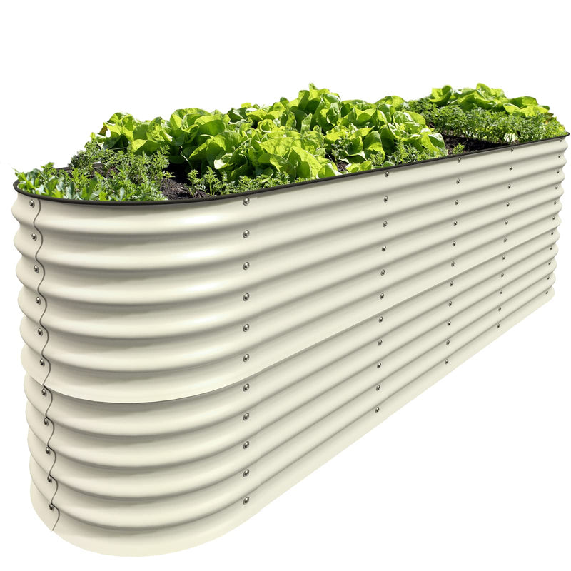 Olle Galvanized Planter for Vegetables 12-in-1 Large Metal Raised Bed Gardening - Like New