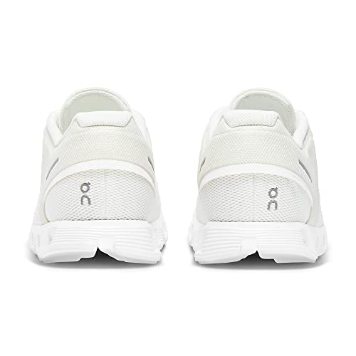 ON MEN'S CLOUD 5 RUNNING SHOES - SIZE: MEN 8.5 - UNDYED/WHITE - Like New