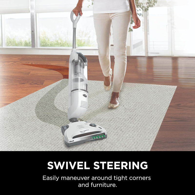 SHARK SV1106N Rotator Freestyle Cordless Upright Vacuum W/Charger, 10.8V - WHITE - Like New