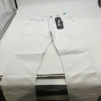 7GROOVE SLIM JEANS - SIZE: MEN 29/30 - WHITE - Brand New