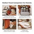 BAGSMART WALKER 14L KIDS BACKPACK W/ DETACHABLE PENCIL CASE - ORANGE/WHITE - Brand New