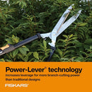 Fiskars 25"-33" Power-Lever Extendable Garden Hedge Shears, 10” Blades - Green - Like New